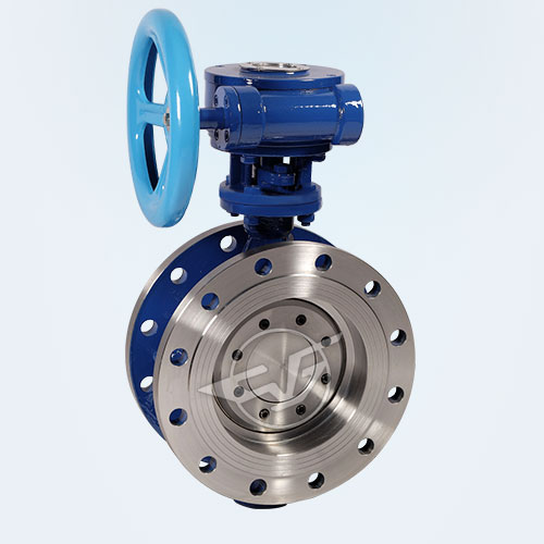 Flanged multi-layer metal seal butterfly valve 