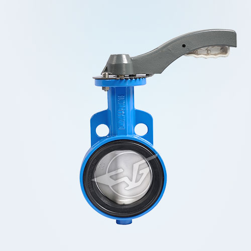 Aluminum pinless handle butterfly valve