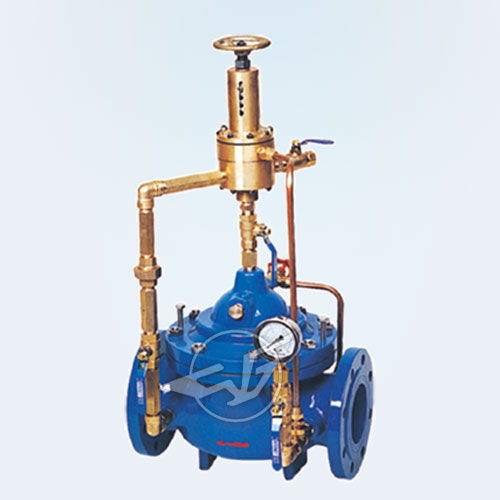 Pressure relief, holding pressure valve